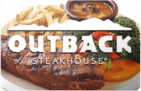 Outback Steakhouse sell online gift cards instantly