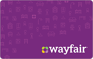 Wayfair sell online gift cards instantly