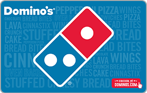 Domino's Pizza sell online gift cards instantly
