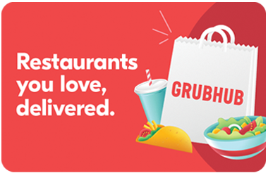 GrubHub sell online gift cards instantly