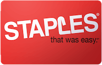 Staples sell online gift cards instantly